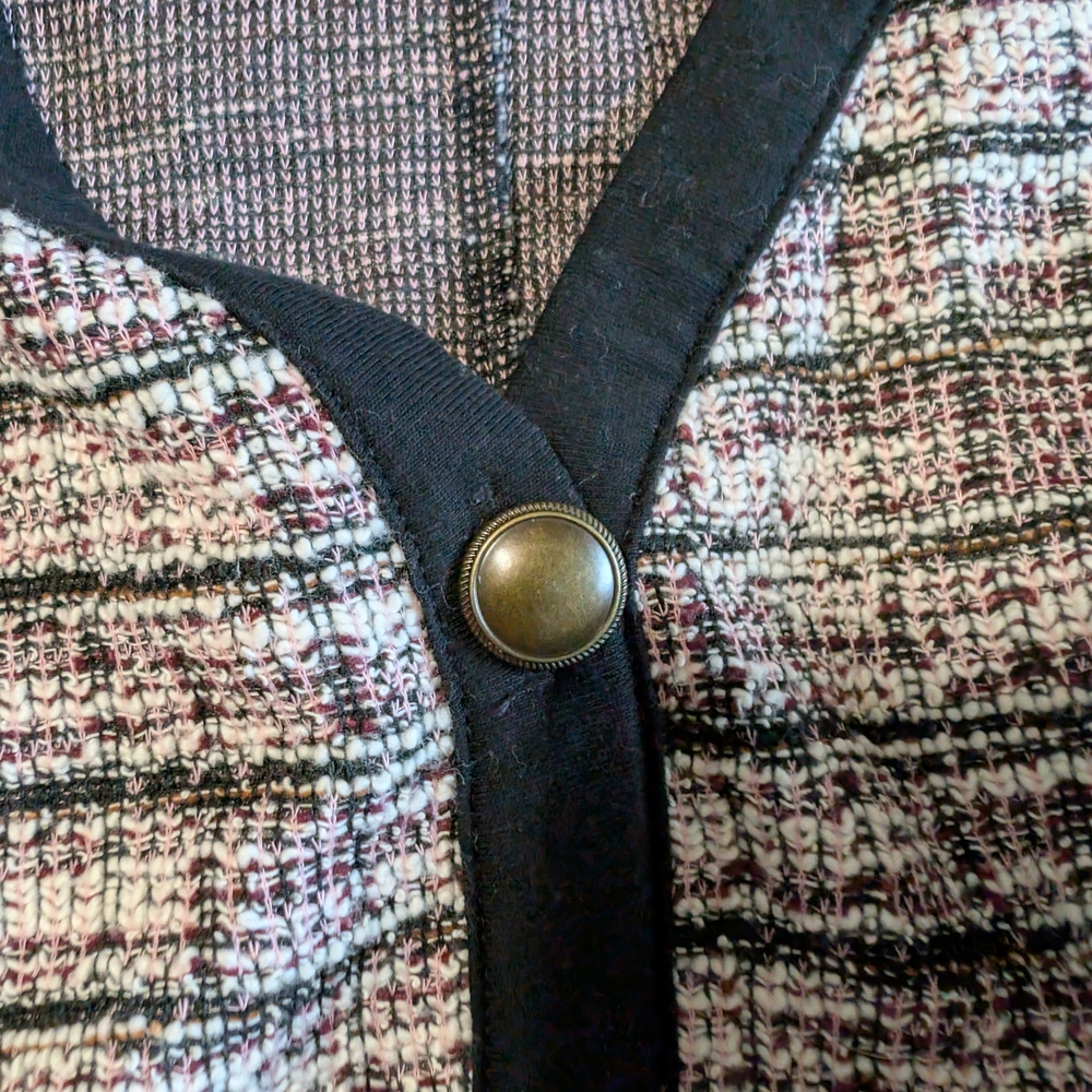 Maurices Black and White Blazer Classic Design